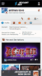Mobile Screenshot of animes-love.deviantart.com