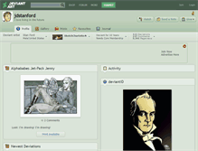 Tablet Screenshot of jdstanford.deviantart.com
