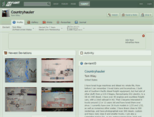 Tablet Screenshot of countryhauler.deviantart.com