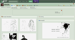 Desktop Screenshot of mikeodle.deviantart.com