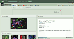 Desktop Screenshot of chezarawolf.deviantart.com