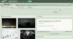 Desktop Screenshot of con-g-fan.deviantart.com