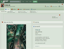 Tablet Screenshot of colej-uk.deviantart.com