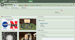 Desktop Screenshot of magic-princess.deviantart.com