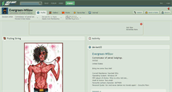 Desktop Screenshot of evergreen-willow.deviantart.com