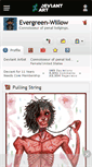 Mobile Screenshot of evergreen-willow.deviantart.com