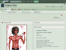 Tablet Screenshot of evergreen-willow.deviantart.com