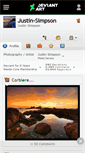 Mobile Screenshot of justin-simpson.deviantart.com