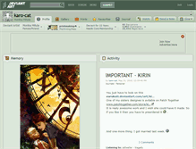 Tablet Screenshot of karo-cat.deviantart.com