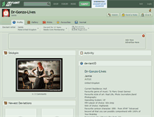 Tablet Screenshot of dr-gonzo-lives.deviantart.com
