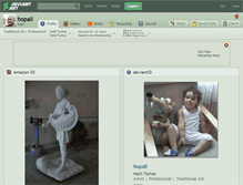 Tablet Screenshot of hopali.deviantart.com