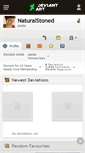 Mobile Screenshot of naturalstoned.deviantart.com