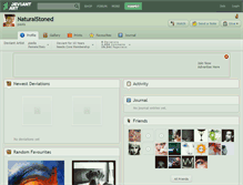 Tablet Screenshot of naturalstoned.deviantart.com