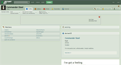 Desktop Screenshot of commander-steel.deviantart.com