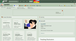 Desktop Screenshot of heart809.deviantart.com