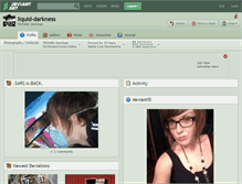 Tablet Screenshot of liquid-darkness.deviantart.com