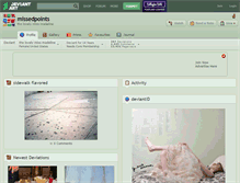 Tablet Screenshot of missedpoints.deviantart.com