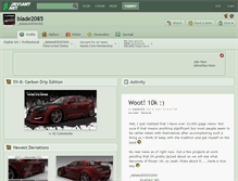 Tablet Screenshot of blade2085.deviantart.com