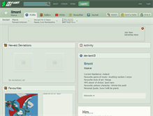 Tablet Screenshot of ilmoni.deviantart.com