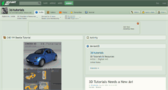 Desktop Screenshot of 3d-tutorials.deviantart.com