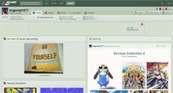Desktop Screenshot of dragonspirit77.deviantart.com