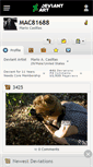 Mobile Screenshot of mac81688.deviantart.com