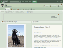 Tablet Screenshot of dup.deviantart.com