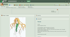 Desktop Screenshot of kamyia.deviantart.com