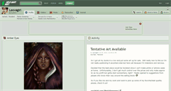 Desktop Screenshot of leovagirl.deviantart.com