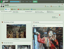 Tablet Screenshot of hunlin.deviantart.com