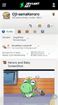 Mobile Screenshot of oji-samakeroro.deviantart.com