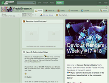 Tablet Screenshot of fractaldreams.deviantart.com