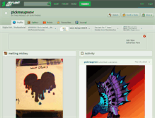Tablet Screenshot of pickmeupnow.deviantart.com