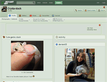 Tablet Screenshot of crysta-stock.deviantart.com