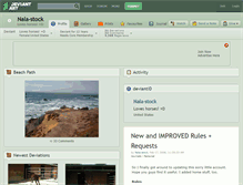 Tablet Screenshot of nala-stock.deviantart.com
