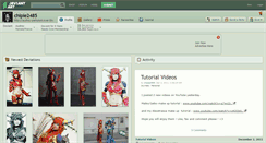 Desktop Screenshot of chipie2485.deviantart.com