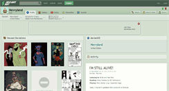 Desktop Screenshot of nevvyland.deviantart.com