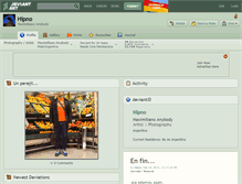 Tablet Screenshot of hipno.deviantart.com