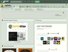Tablet Screenshot of ngapede.deviantart.com