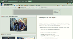 Desktop Screenshot of mathiaarkoniel.deviantart.com