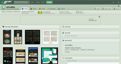 Desktop Screenshot of emvalibe.deviantart.com