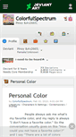Mobile Screenshot of colorfulspectrum.deviantart.com
