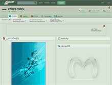 Tablet Screenshot of cyborg-matrix.deviantart.com