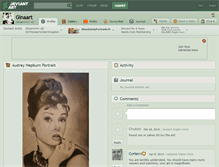 Tablet Screenshot of ginaart.deviantart.com