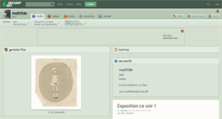 Desktop Screenshot of mathilde.deviantart.com