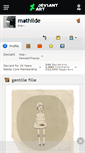 Mobile Screenshot of mathilde.deviantart.com
