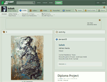 Tablet Screenshot of kebek.deviantart.com