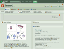 Tablet Screenshot of hopesangel.deviantart.com