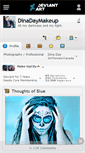 Mobile Screenshot of dinadaymakeup.deviantart.com