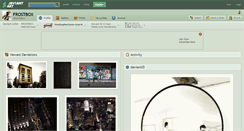 Desktop Screenshot of frostbox.deviantart.com